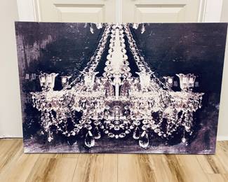 Chandelier canvas Art