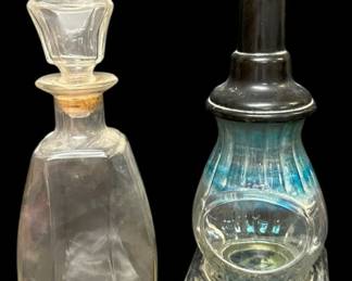 Vintage Liquor Decanter Bottles