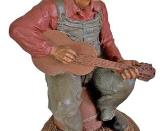 Tom Clark Sculpture Wilkes Guitar Man