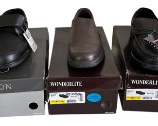 3 Pairs New Dress Shoes Size M8.5 Wide