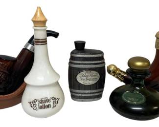 5 Vintage Avon Cologne Aftershave Bottles