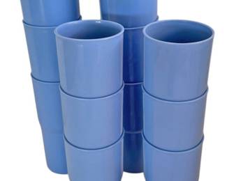 Vintage Tupperware Stacking Cups Two Sizes