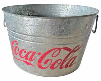 CocaCola Aluminum Ice Party Bucket
