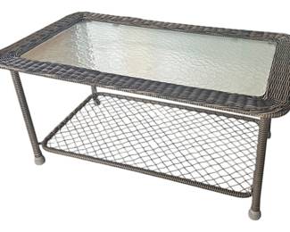 Outdoor Wicker Coffee Table