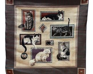 Cat Tapestry Wall Hanging Decor