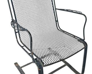 Outdoor Patio Ivy Black Wire Chair