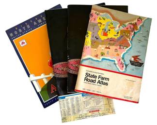 Vintage State Farm Road Atlases