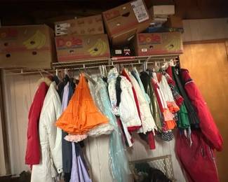 LARGE LOT OF CLOTHES AND OTHER MISC