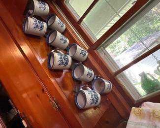 LOT OF STONEWARE JACK DANIELS MUGS