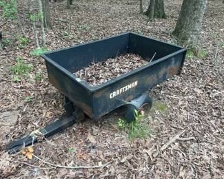 CRAFTSMAN PULL BEHIND UTILITY DUMP TRAILER