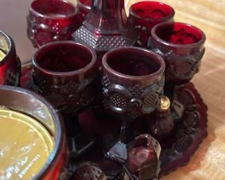 RUBY RED DISHES