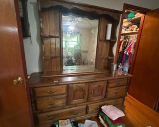 DRESSER WITH MIRROR