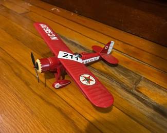 TEXACO PLANE COIN BANK