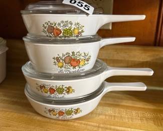 4 CORNING WARE DISHES