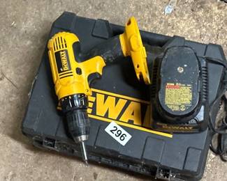 DEWALT DRILL WITH CHARGER