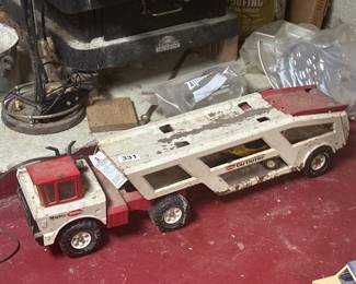 METAL TOY TONKA CAR CARRIER