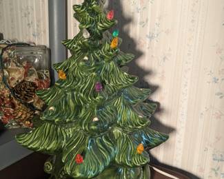 Vintage Ceramic Christmas Tree