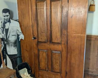 Antique Wardrobe, Elvis Cardboard Cutout 