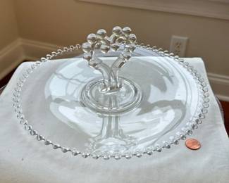 Imperial Glass Candlewick Tray