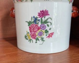 Floral Ceramic Cachepot