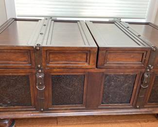 campaign-style storage trunk