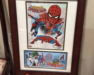 USPS First Day of Issue Marvel Superheroes stamp sheet featuring Spider-Man