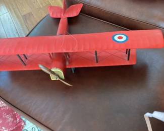 Vintage Biplane Model