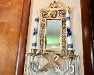 Antique Victorian wall sconce