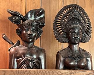 Large wood carvings