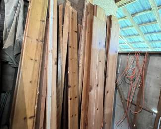 Tongue and groove pine