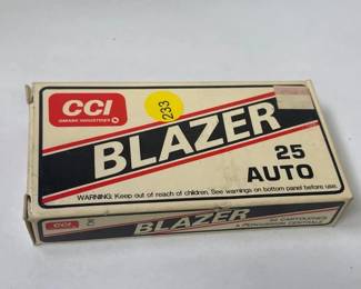 50 ROUNDS OF BLAZER 25 AUTO AMMO