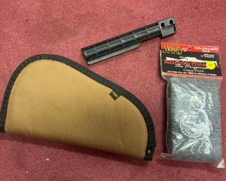 ALLEN PISTOL CASE, RIFLE SHOTGUN SACK, BUFFER TUBE