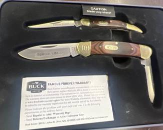 389 CANOE 385 TOOTHPICK BUCK KNIVES
