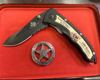 EXAS RANGERS 180TH ANNIVERSARY KNIFE