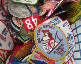 Hundreds of Vintage Boy Scout Patches