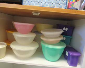 Look in the Kitchen Cabinets ... There's More Vintage Tupperware