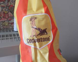 Vintage Coppertone Beach Bag