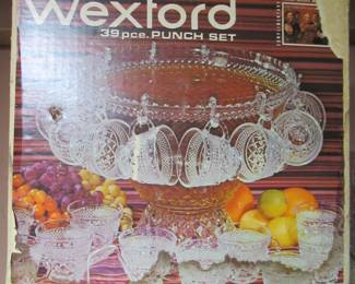 Vintage Wexford Punch BowlSet
