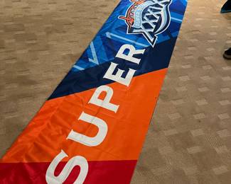 Authentic Super Bowl banner $90