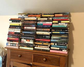 Did we mention this estate sale has hundreds of books available?