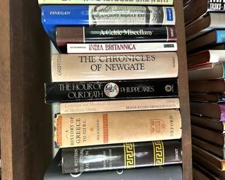 Books on the history of Greece, Celtic history, history of the ancient Middle East, and India Britannica