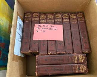 1912 FIRST EDITION THE JUNIOR CLASSICS 1-10