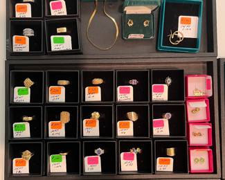 10,14,18 karat gold jewelry