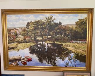 4 X 6 PORTUGUESE OIL PAINTING