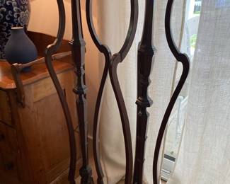 PAIR EXQUISTE ANTIQUE PLANT STANDS
