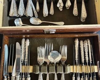 Kirk & Son Repousse Sterling Silver Flatware