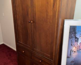 Tall TV armoire