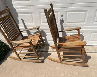 Pair of porch rockers