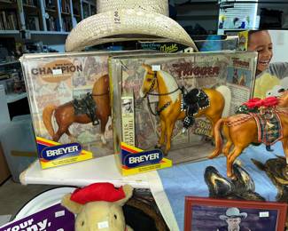 BREYER "TRIGGER" & BREYER "CHAMPION" IN BOXES!