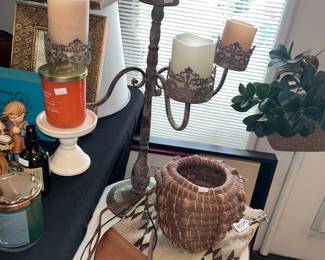 Iron candelabra